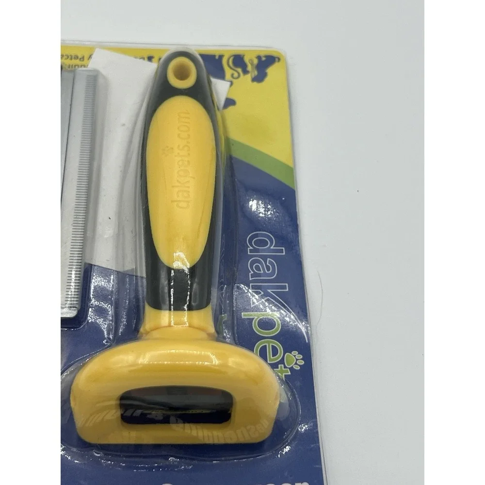DakPets Deshedding Brush Dog & Cat Hair Tool Trimming Reduces Shedding NEW Pet